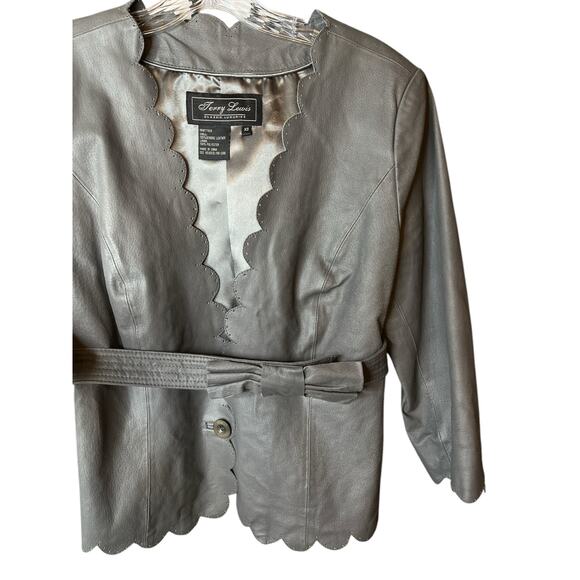 Vintage Terry Lewis Classic Luxuries Leather Jacket Shirt - Picture 7 of 16